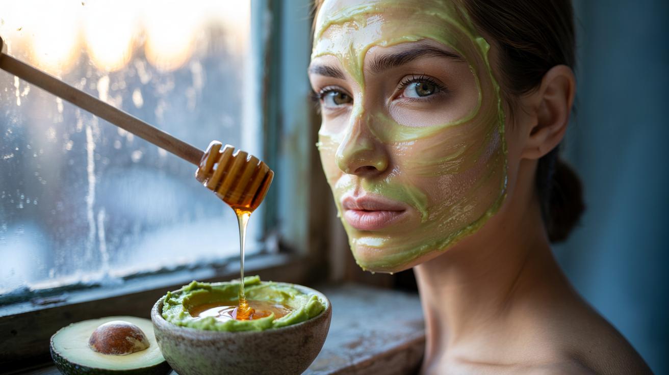 The avocado + honey face mask that hydrates winter skin : how healthy fats restore glow in 15 minutes