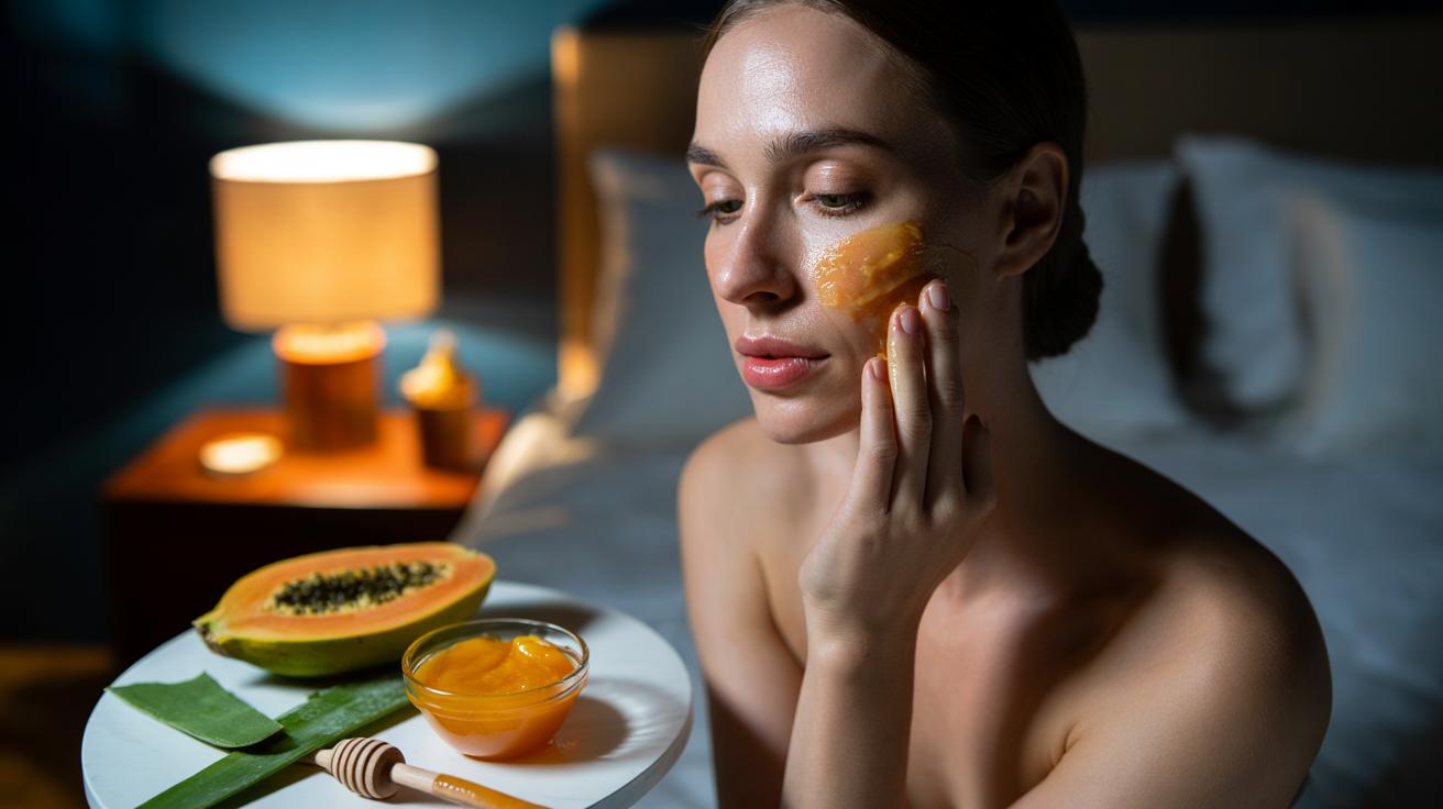 The mashed papaya mask that dissolves dead skin overnight : how natural enzymes exfoliate better than scrubs