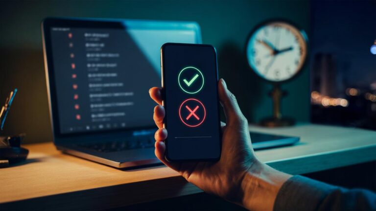 Illustration of a one-sentence email with a clear Yes/No choice and a deadline that ends reply chains by forcing quick decisions